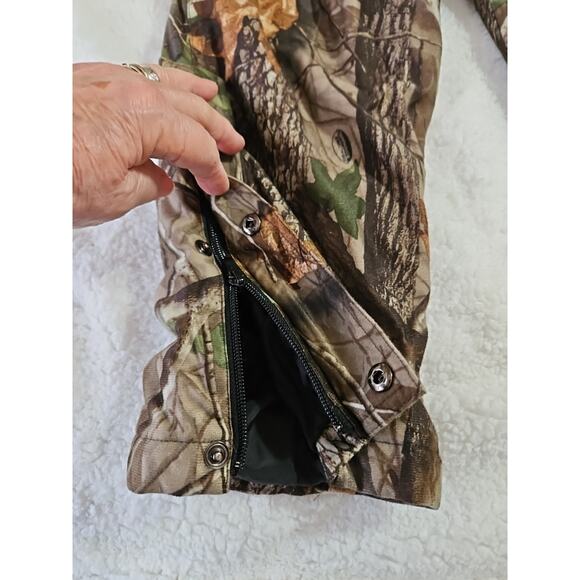 Field and Stream Youth Hunting Overalls Size Medium Insulated Real Tree Great - Picture 6 of 16
